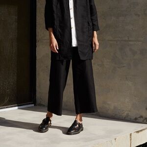 Linenfox Heavy Linen Ocean Trousers in S